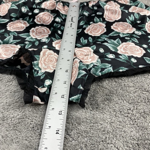 Victoria's Secret Retired Satin Sleep Shorts Womens Small Floral - Picture 8 of 13